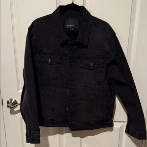 Retrofit Men's Charcoal Denim Jacket